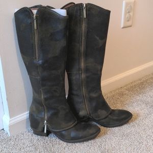 Donald Pliner vintage suede tall boots